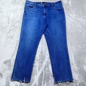 KUT from the Kloth Reese Fab Ab Ankle Straight Leg Blue Jeans Sz 18 Fits 38"‎